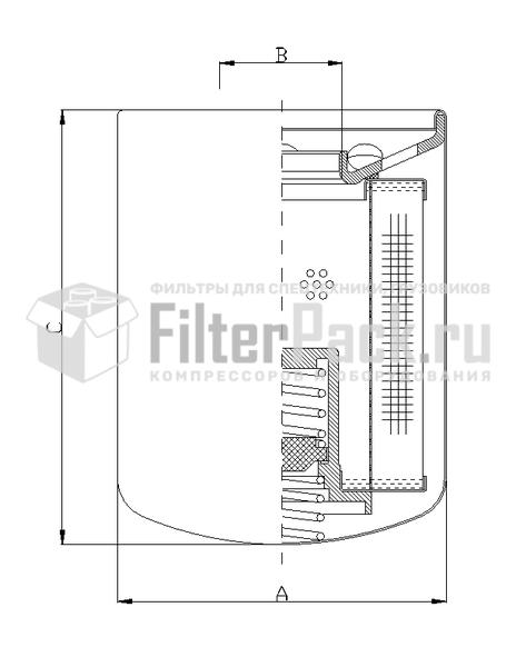 Filtrec A162C10 гидравлический фильтр элемент