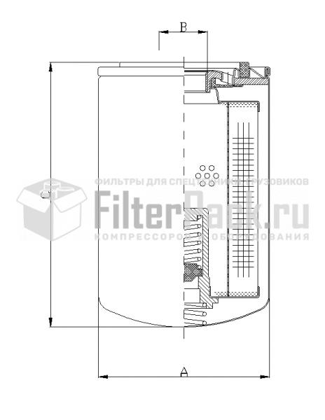 FIltrec A220G25BM гидравлический фильтр элемент