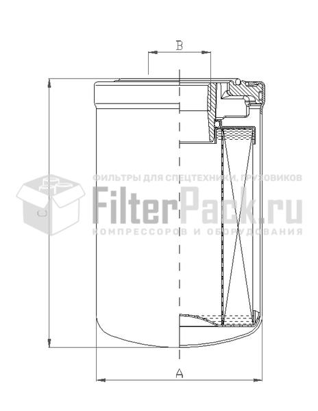 FIltrec A411G15 гидравлический фильтр