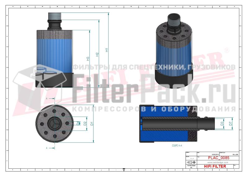 HIFI Filter FS517 сапун, воздушный фильтр