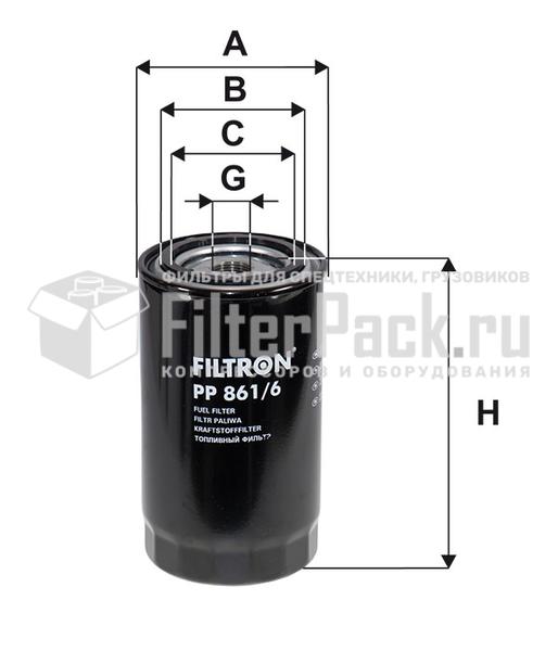 Filtron PP861/6 Фильтр топливный