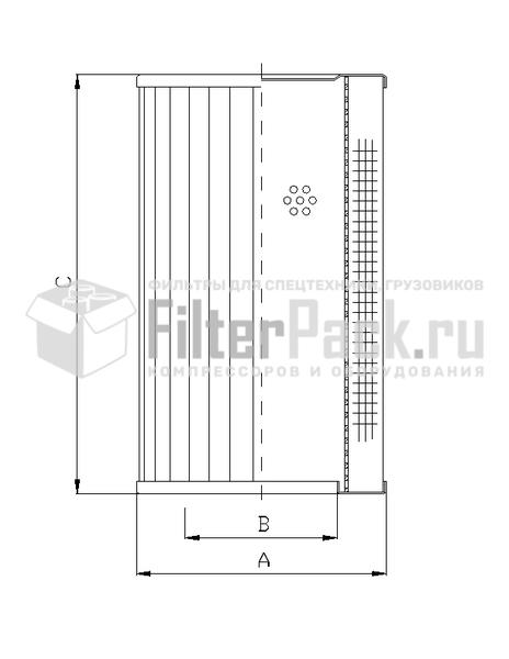 FIltrec RVR330K10B гидравлический фильтр элемент